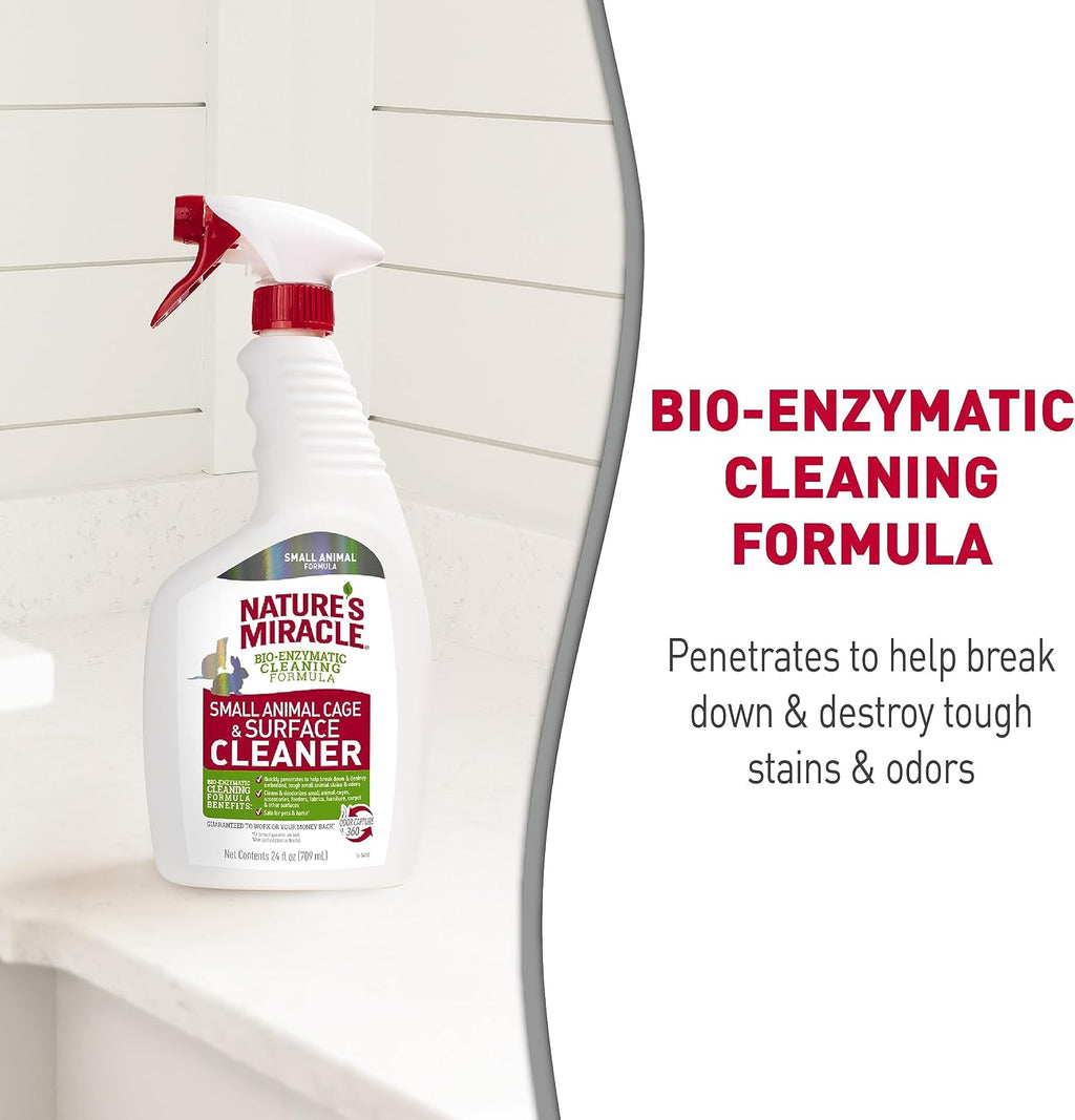 Nature's Miracle Small Animal Cage & Surface Cleaner, 24 oz
