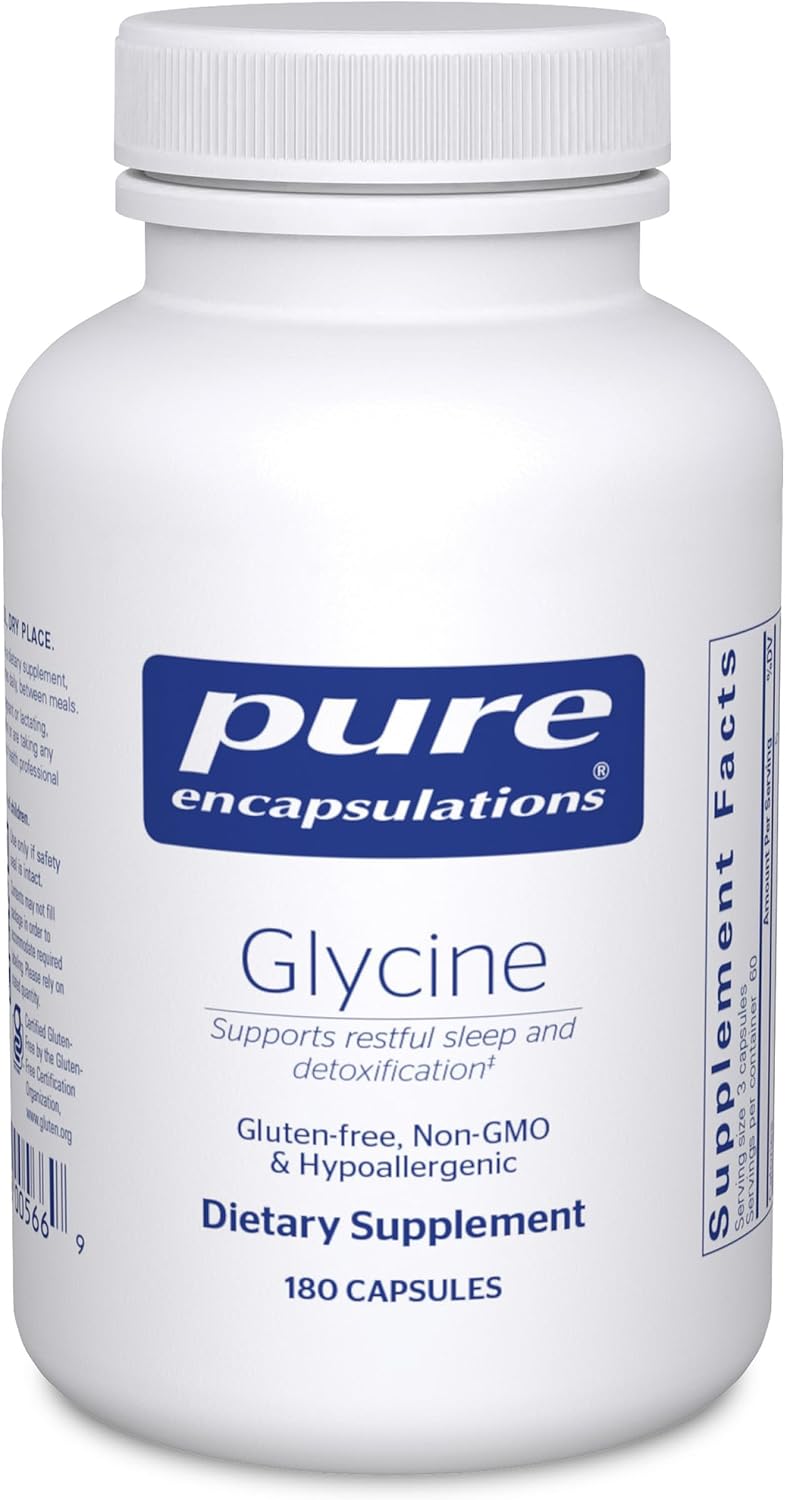 Pure Encapsulations Glycine, 180 Capsules
