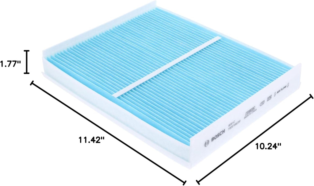 BOSCH 6081C HEPA Cabin Air Filter - 3 Layer Protection For A Healthier Ride