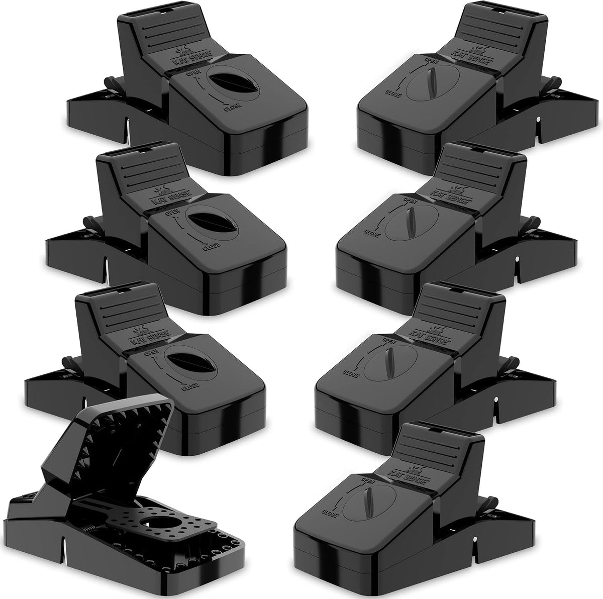 Pest Control Rat Traps, 6 Large Snap Traps for Mouse Chipmunks Indoor Outdoor