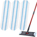 Mop Replacement Pads for OCedar H2prO Flat Mop System, 6 Pack Mop Pads for Ocedar H2prO Flat Mop, Machine Washable and Reusable Microfiber Mop Heads Replacements, Mop Refills Safe on Various Floors