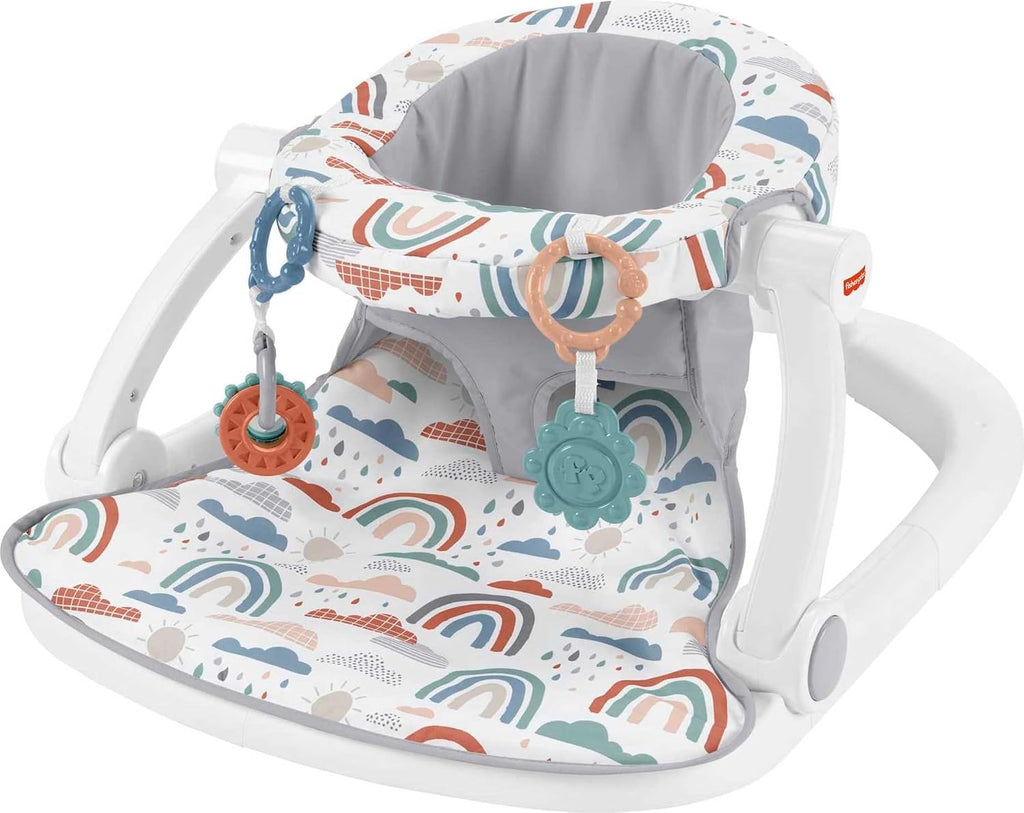 Fisher-PriceSit-Me-Up Floor Seat, Rainbow Showers