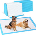 Pee Pads for Dogs & Cats, Extra Large 36"X51", 40 Count, Blue, Polymer, Polyethylene (PE), Fluff Pulp, 6 Layers, Disposable Pet Training Pads