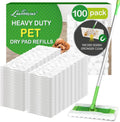LAUNDRYLUX Heavy Duty Dry Sweeping Cloths Compatible with Swiffer Sweeper