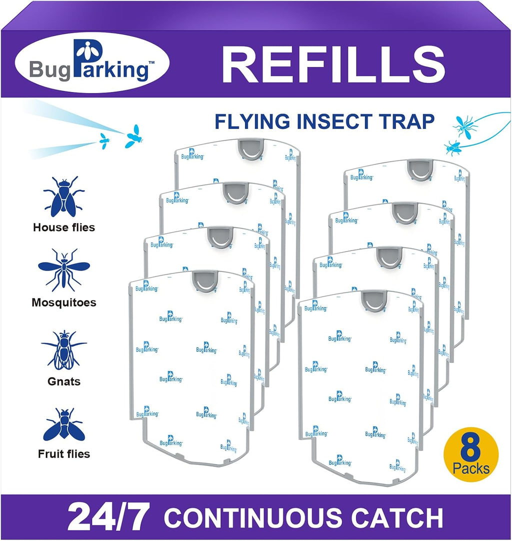 Flying Insect Trap for Fruit Flies,Gnats,1 Devices & 3 Refills