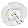2Pcs Feeler Gauge Set,Premium Straight & Angled Feeler Gauges Kit