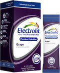 Electrolit Hydration Electrolytes Powder Packets, Grape, 8 Pack
