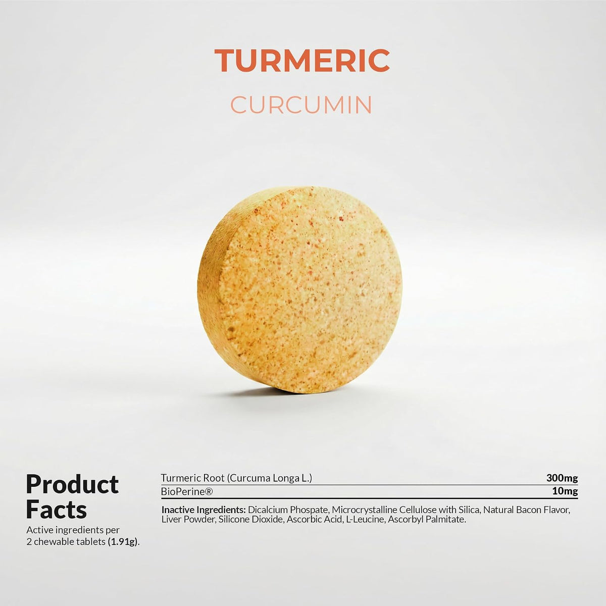Turmeric for Dogs 120 Tablets - Anti-Inflammatory, Joint & Collagen
