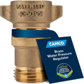 Camco Brass Marine/RV Water Pressure Regulator - Drinking Water Safe