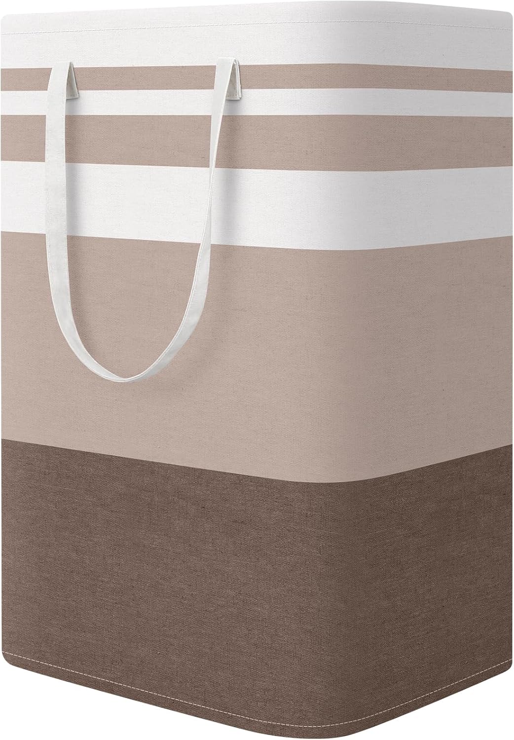 StorageRight Laundry Basket Hamper, 75L Collapsible Clothes Storage, Grey