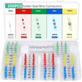 YNZDRWA 200PCS Solder Seal Wire Connectors Kit, Heat Shrink Butt Connectors