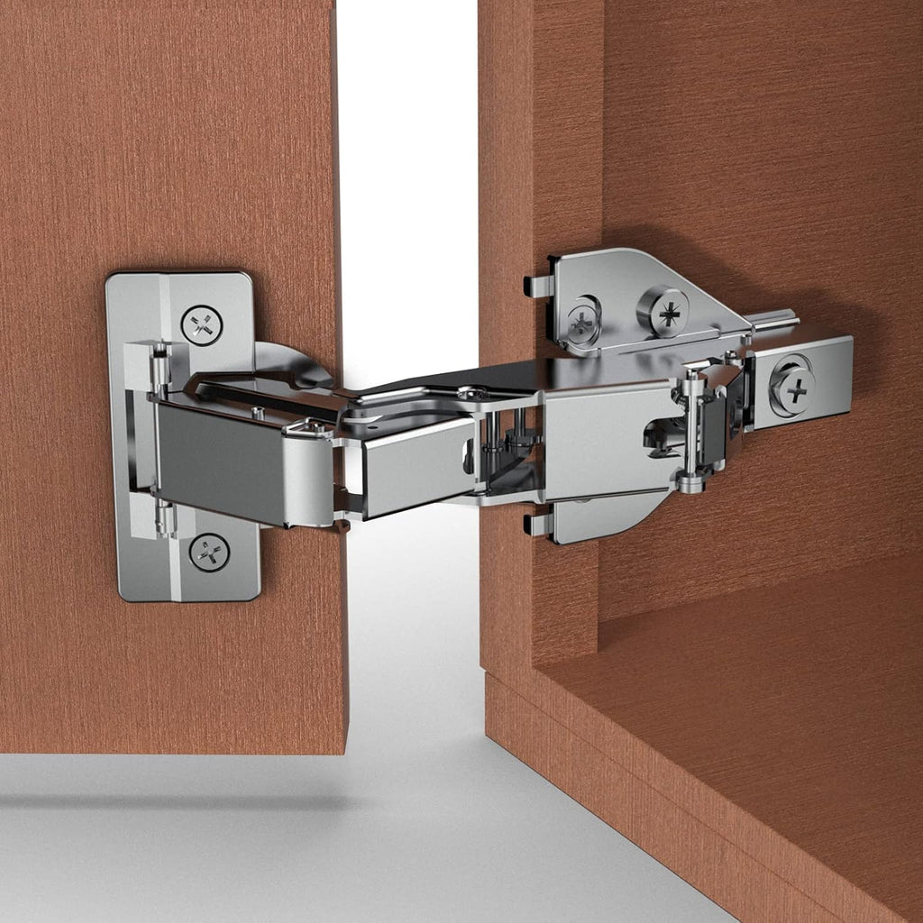 Chibery 2 Pack 1 Pairs 135° Lazy Susan Hinge, Full Overlay Concealed for Corner Kitchen Cabinet Replacement Hardware, Cupboard Folded, Folden Door