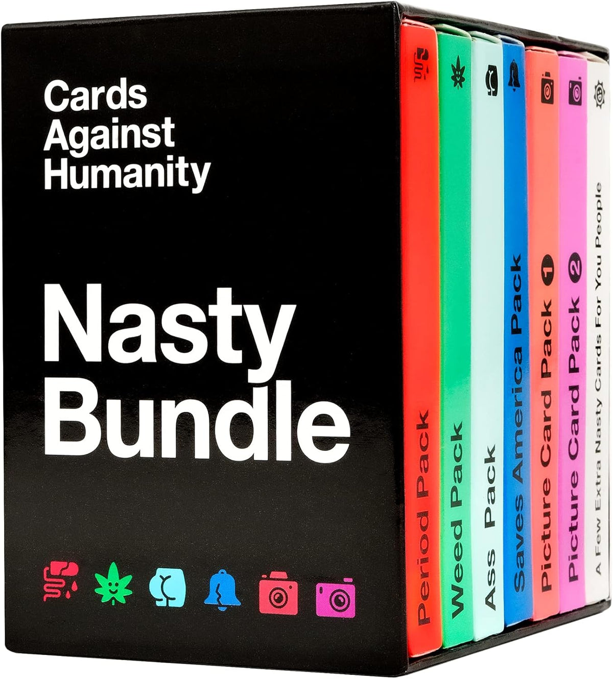 Nasty Bundle for Cards Against Humanity • 6 Extra Disgusting Themed Packs