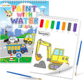 SOCOLER Paint with Water Coloring Books for Kids & Toddlers Boy-Traffic