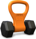 KETTLE GRYP Dumbbell to Kettlebell Grip Converter Handle Made in USA Orange