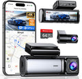 Affver 4K+2.5K Dash Cam Front and Rear, Built-in 5G WiFi 6 GPS Dual Dashcam