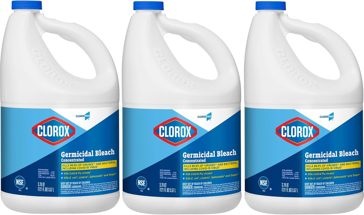 Clorox® Ultra Germicidal Bleach, 121 Oz, Case Of 3