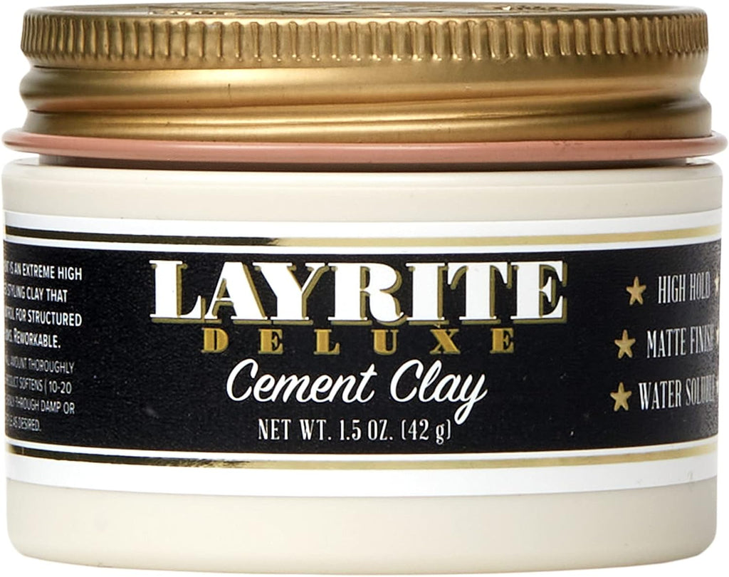 Layrite Cement Hair Clay, 4.25 Ounce