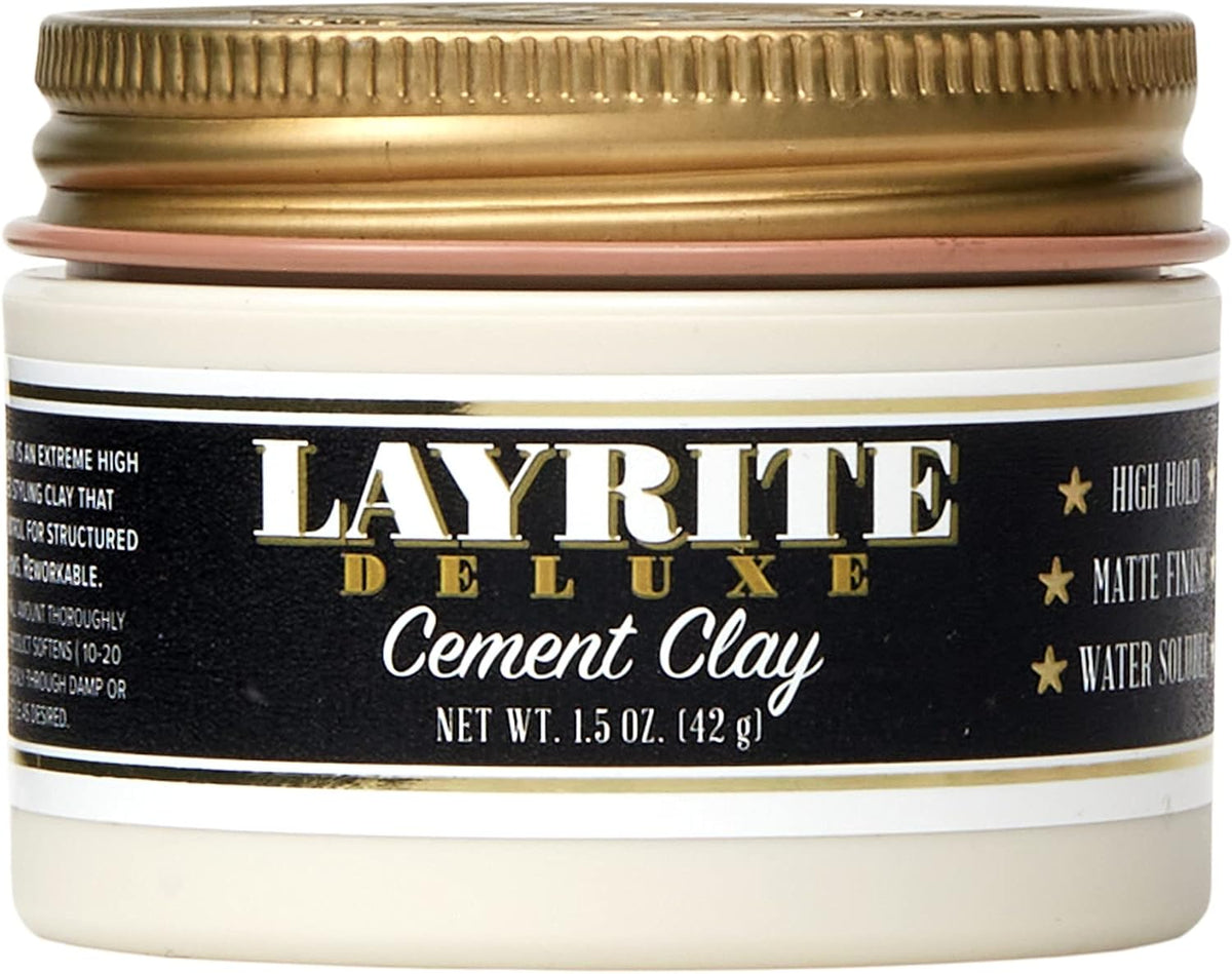 Layrite Cement Hair Clay, 4.25 Ounce