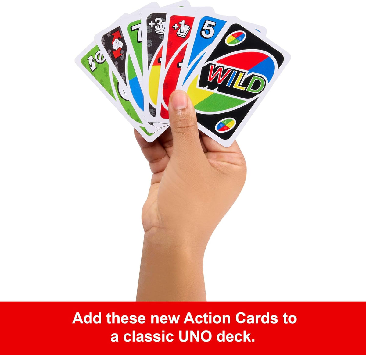 Mattel Games UNO Card Game with 2 Add On Packs with Storage Tin