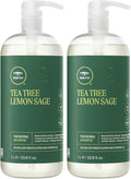 Tea Tree Lemon Sage Thickening Shampoo, Builds Body + Boosts Volume, For Fine Hair