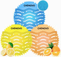 CHONOVO Urinal Screen Deodorizer, 24 Pack Urinal Cake Bulk with 3 Scents