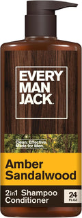 Every Man Jack Men's Tea Tree Shampoo & Conditioner 2-in-1, 24 oz