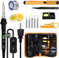 80W LCD Soldering Iron Kit Adjustable Temp 180-520℃ Precision Soldering Gun