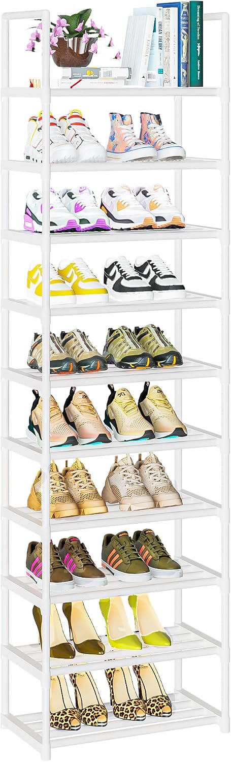 OYREL Shoe Rack - Sturdy Metal Shoes Storage Organizer for Closet, Entryway