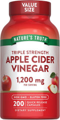 Nature's Truth Apple Cider Vinegar Capsules | 1200mg | 200 Pills