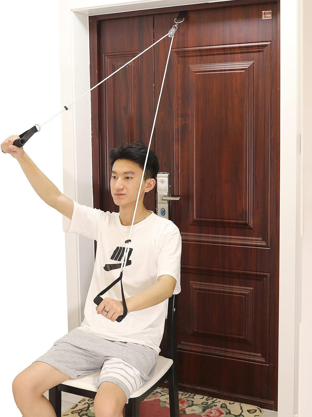 Shoulder Pulley for Physical Therapy, Over The Door Pulley System