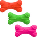 Hartz DuraPlay Bone Squeaky Latex Dog Toy for Medium Breeds, 3 Pack