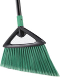 Eyliden Angle Broom with 57" Long Handle, Outdoor Indoor, Black