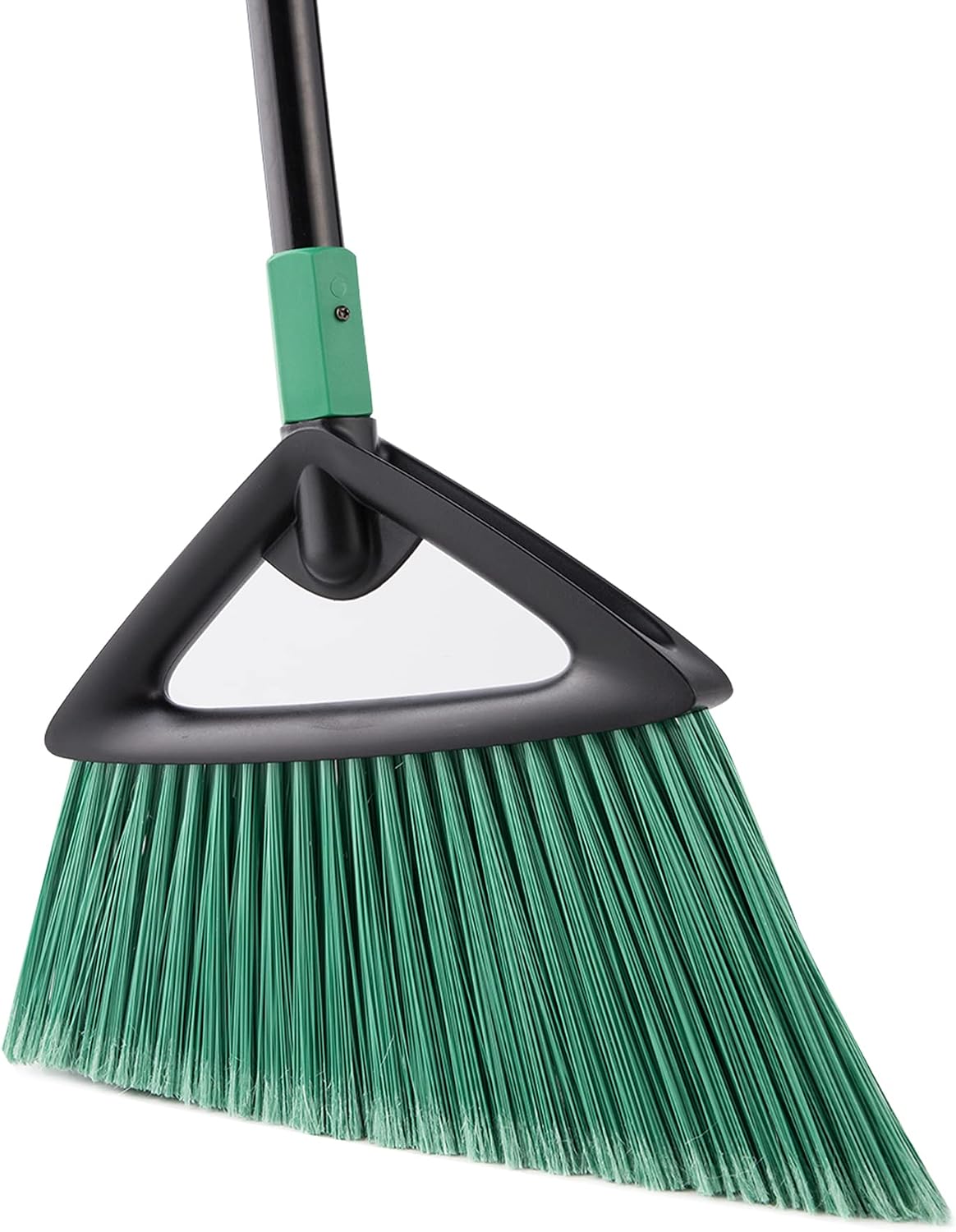 Eyliden Angle Broom with 57" Long Handle, Outdoor Indoor, Black