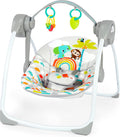 Bright Starts Portable Electric Baby Swing, Newborn to 9 Months