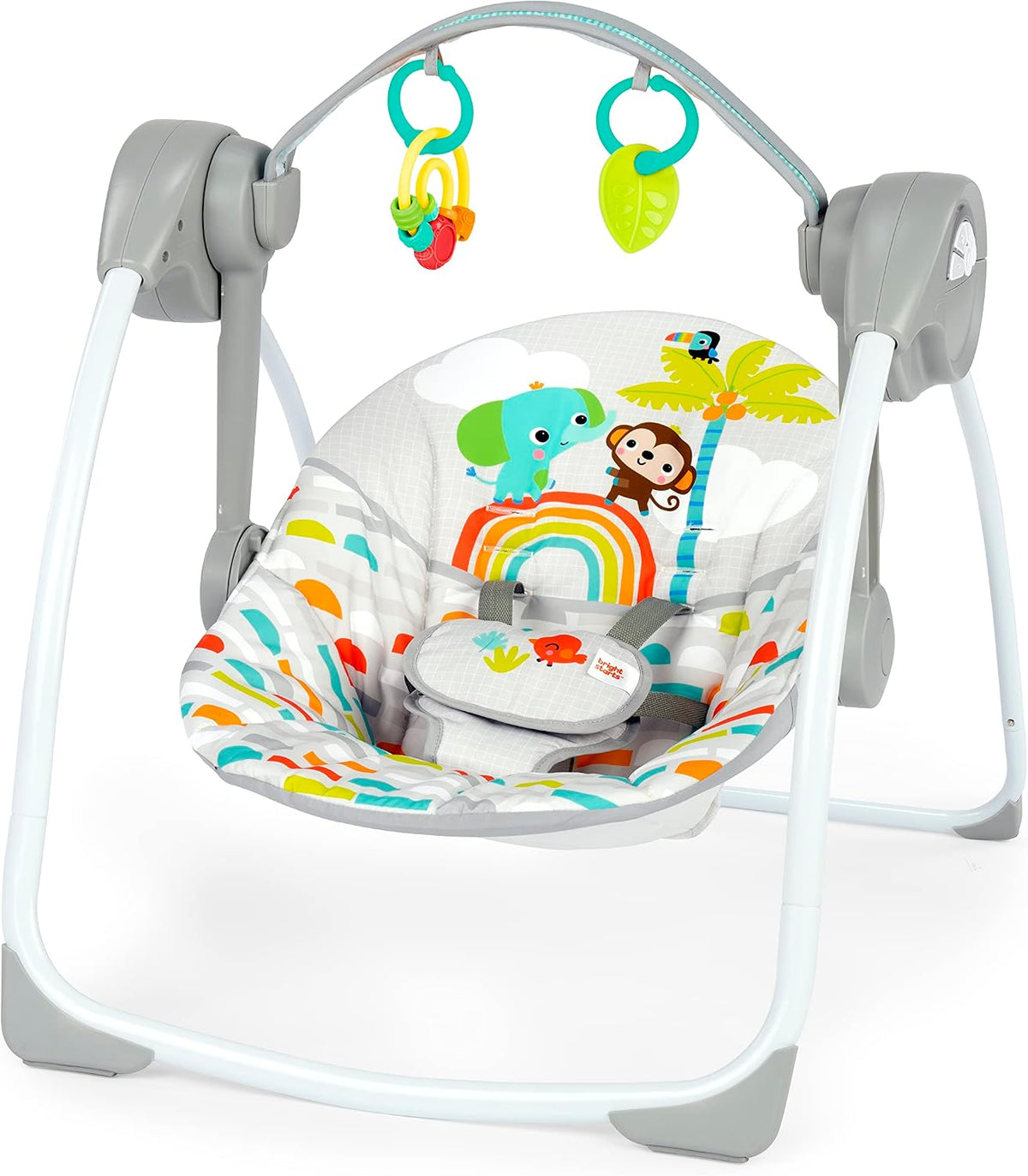 Bright Starts Portable Electric Baby Swing, Newborn to 9 Months