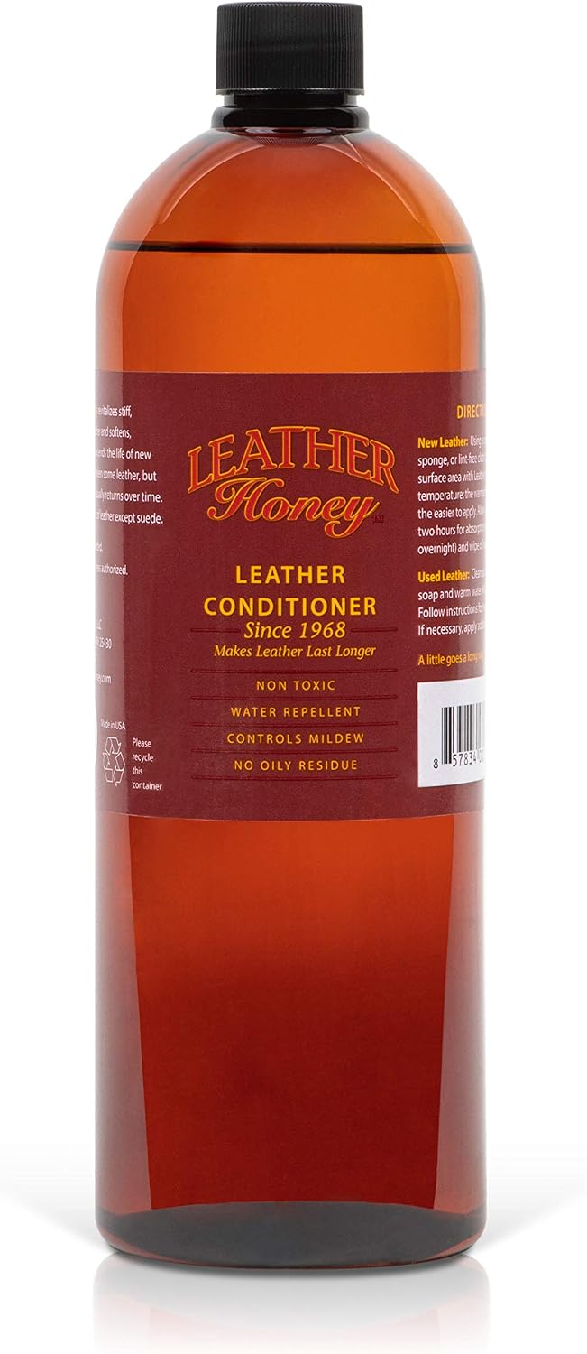 Leather Honey Leather Conditioner – Non-Toxic & Made in the USA Since 1968