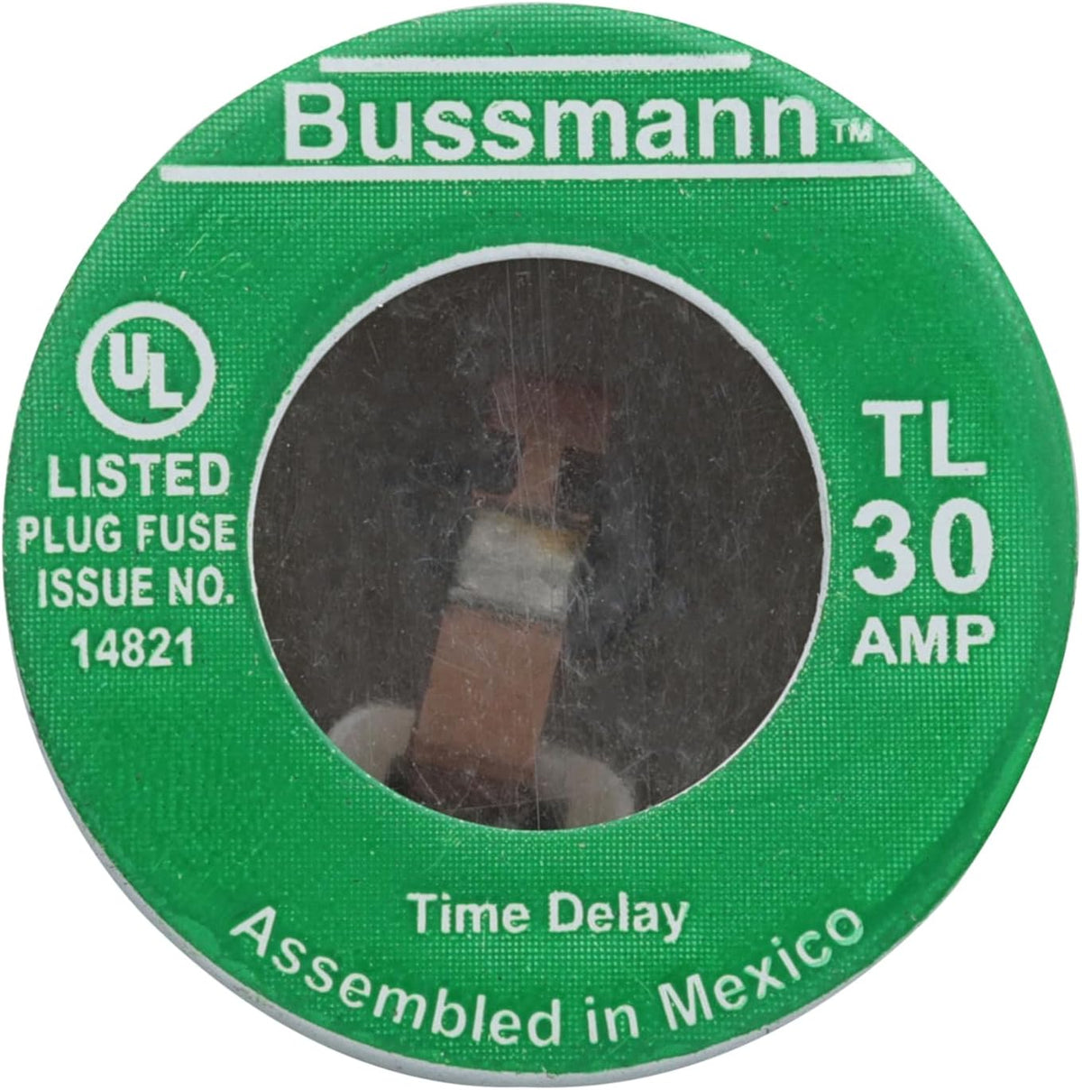 Bussman TL-30PK4 30 Amp TL Edison Plug Time Delay Fuse 4 Count