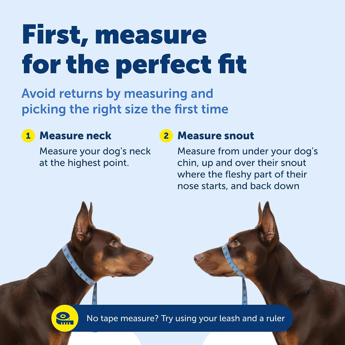 PetSafe Gentle Leader No Pull Dog Headcollar, Royal Blue, Medium