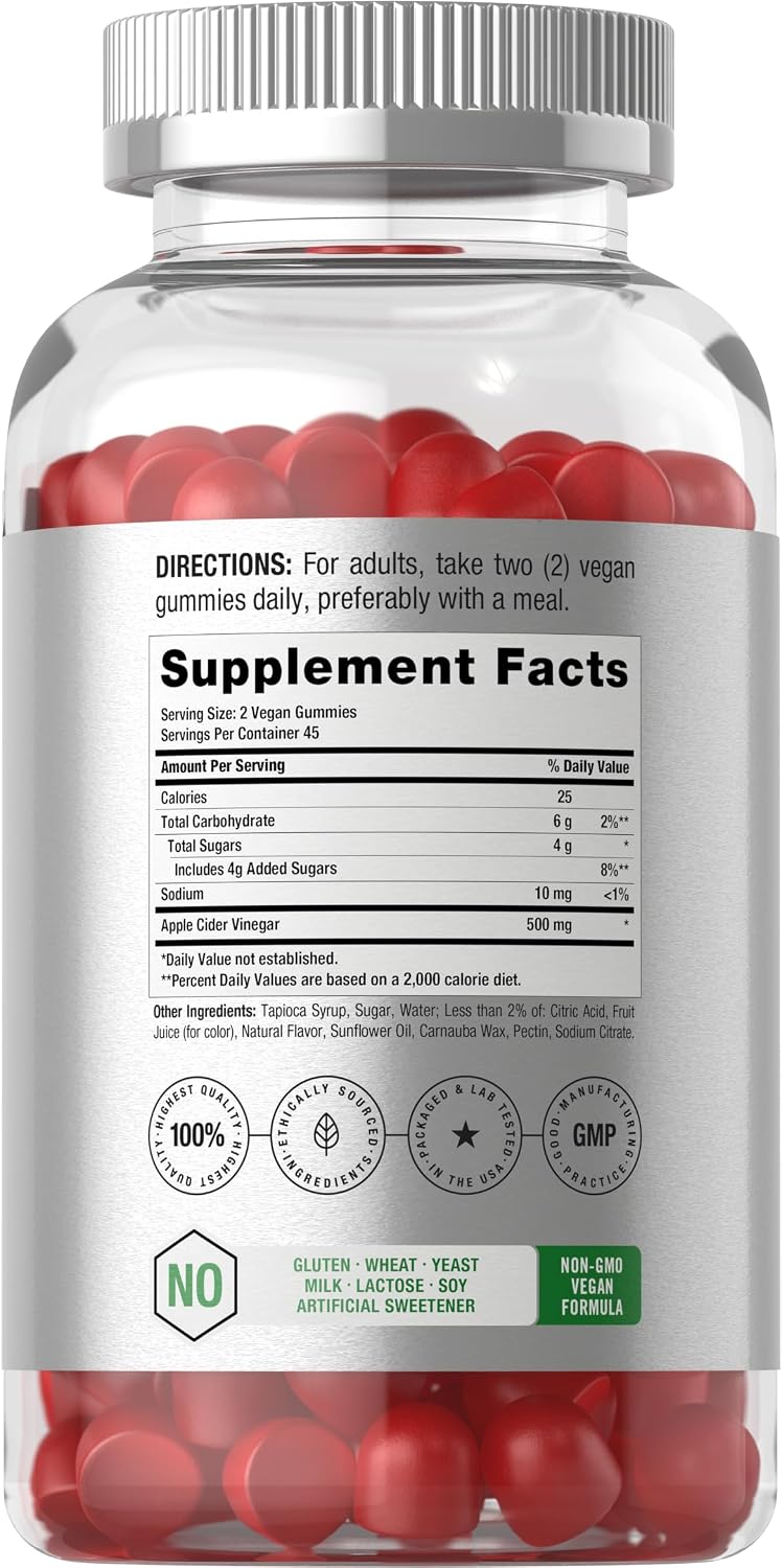 Horbäach Apple Cider Vinegar Gummies | 90 Count