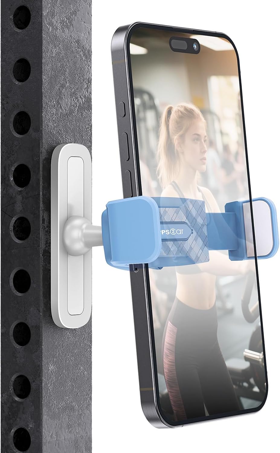 APPS2Car Magnetic Phone Holder for Gym, Alloy Base & Joint for Strong Hold