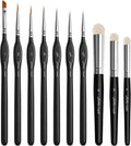 Golden Maple Detail Paint Brushes Set 10pcs