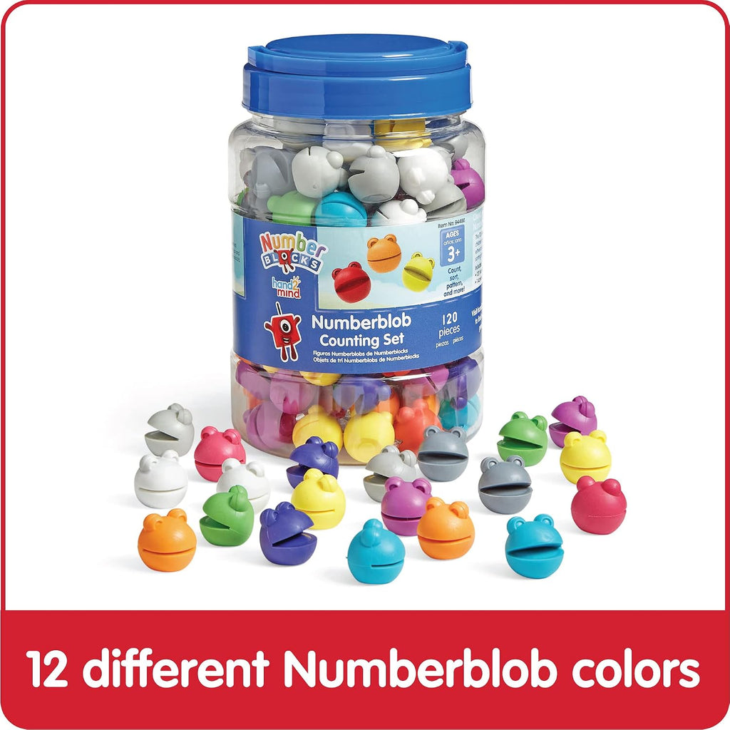 hand2mind Numberblocks Numberblob Counting Set, Ages 3+