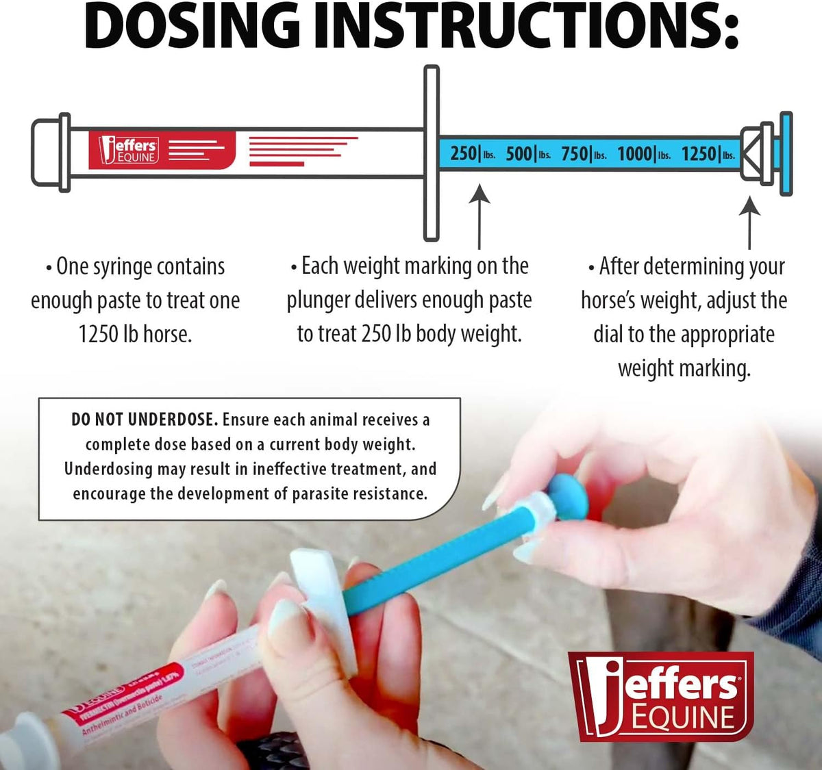 Jeffers 1.87% Ivermectin Gel Dewormer for Horses | Apple Flavored | 1 Pack