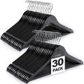 TOPIA HANGER Wooden Hangers 30 Pack, Wood Clothes Hanger Natural