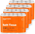 Amazon Basics 1000 Sheet 1-Ply Bath Tissue, 8 Rolls, Septic Safe