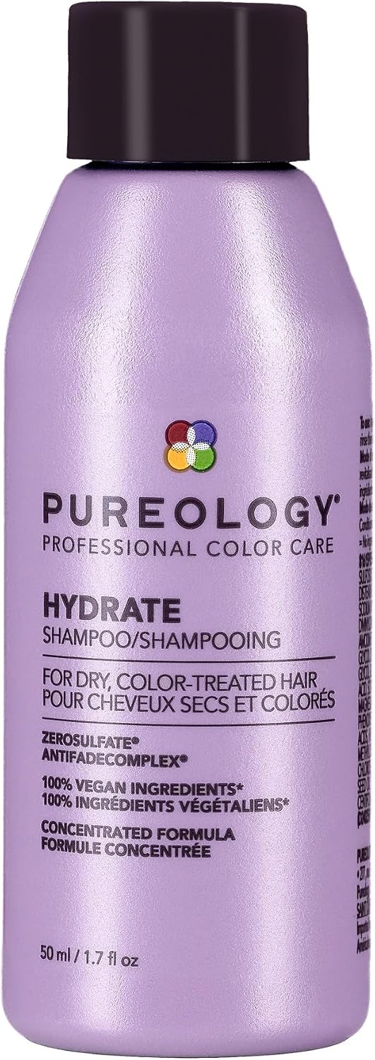 Pureology Hydrate Shampoo – Moisturizes & Nourishes Dry Hair, Sulfate-Free