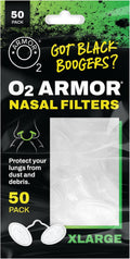 O2 Armor Nose Filters for Welding, Dust & Allergies (Sample 4 Pack)