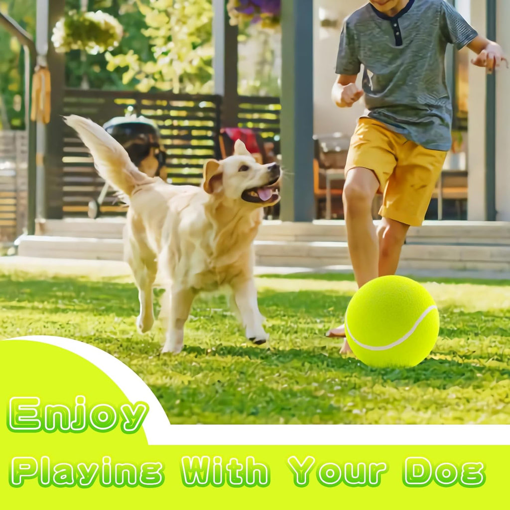 Banfeng Dog Tennis Ball, 9.5" Giant Sport Gift Toy Herding Ball for Dogs