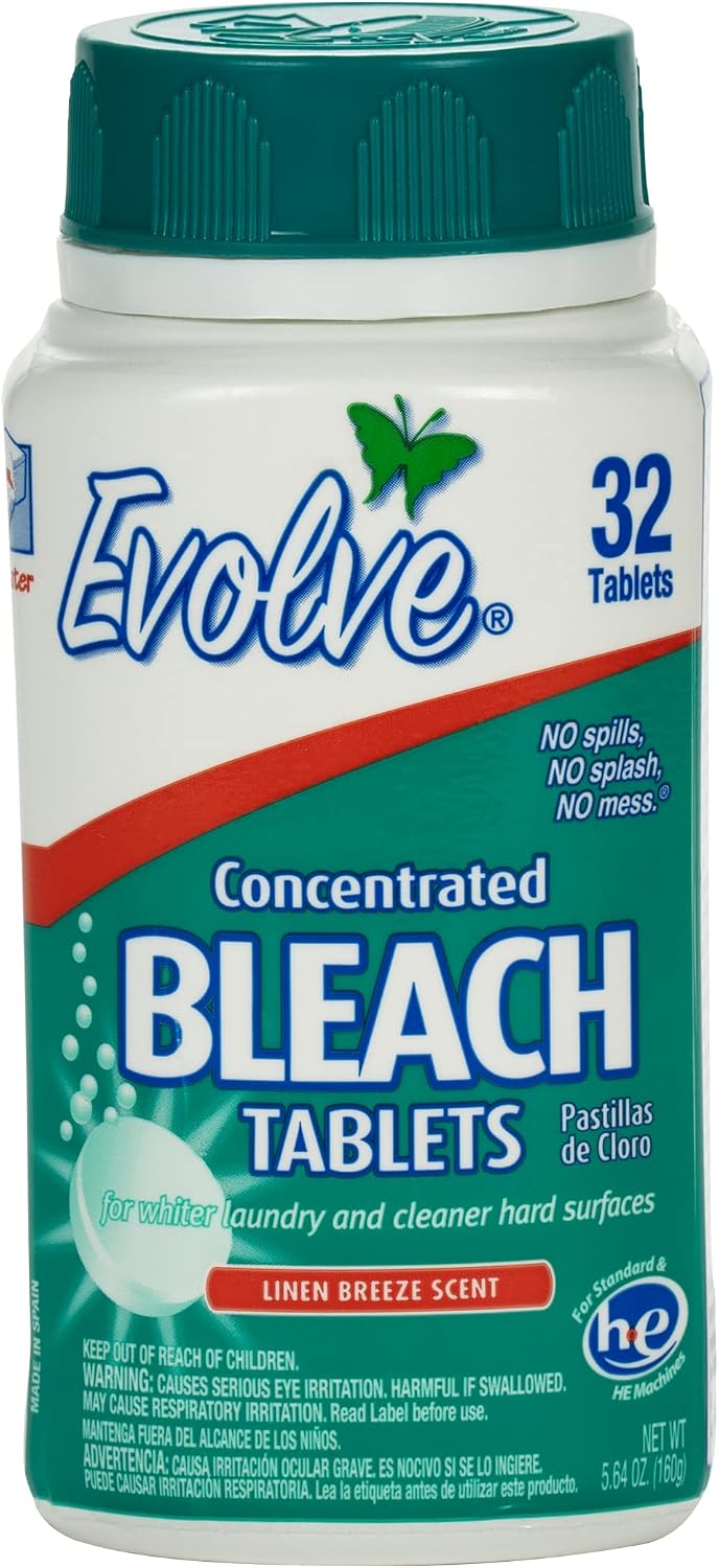 Evolve Concentrated Bleach Tablet 32 ct Summer Lavender (1 pack)